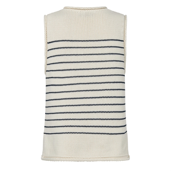 Mos Mosh Aubin Stripe Knit Top, Ecru 